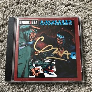 Wu-Tang Gza CD Liquid Swords Autograph Signed Authentic Rare
